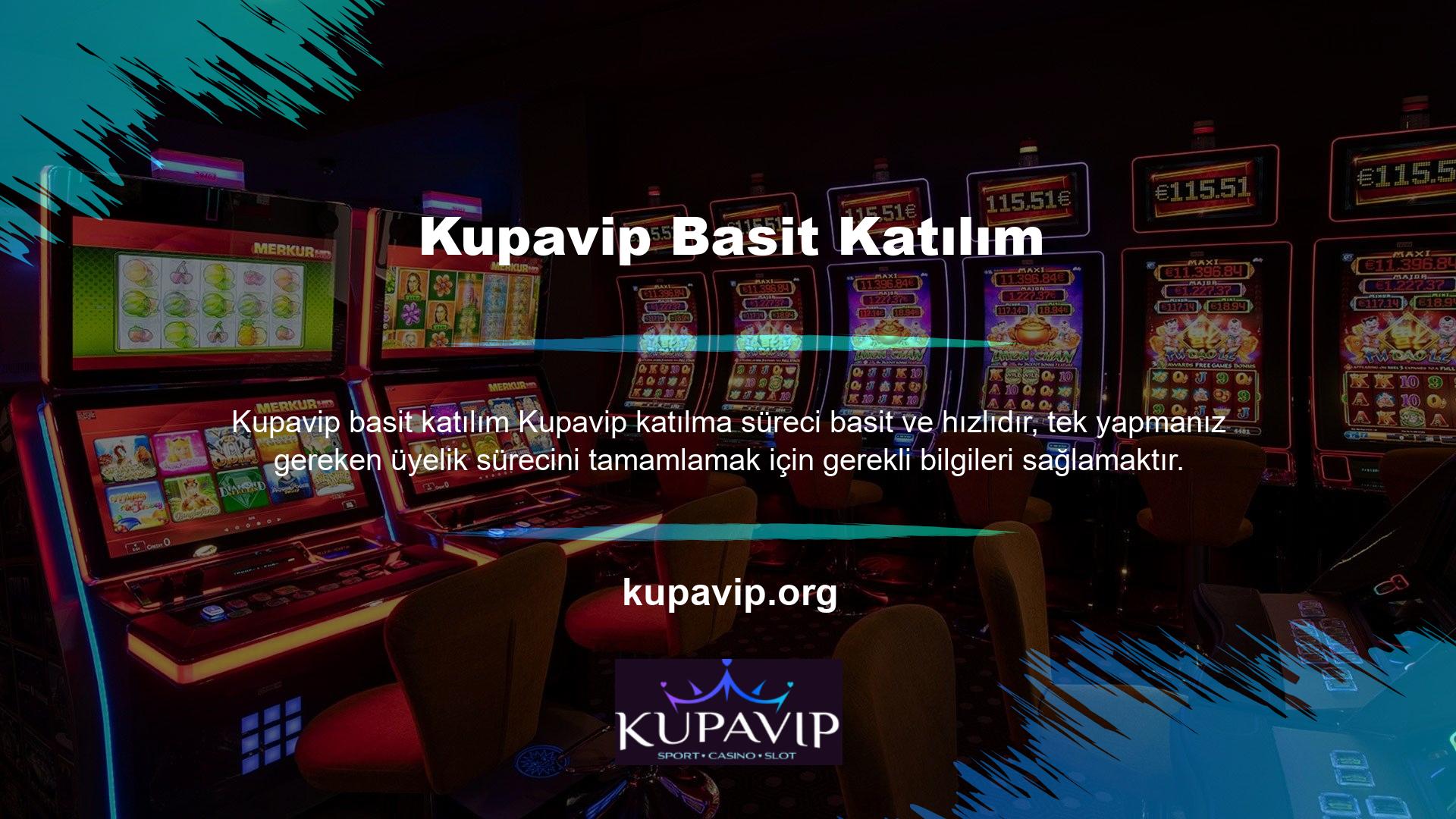 Öncelikle Kupavip web sitesinin yetenekli profesyonellerden oluşan bir ekip tarafından geliştirildiğini belirtmek önemlidir