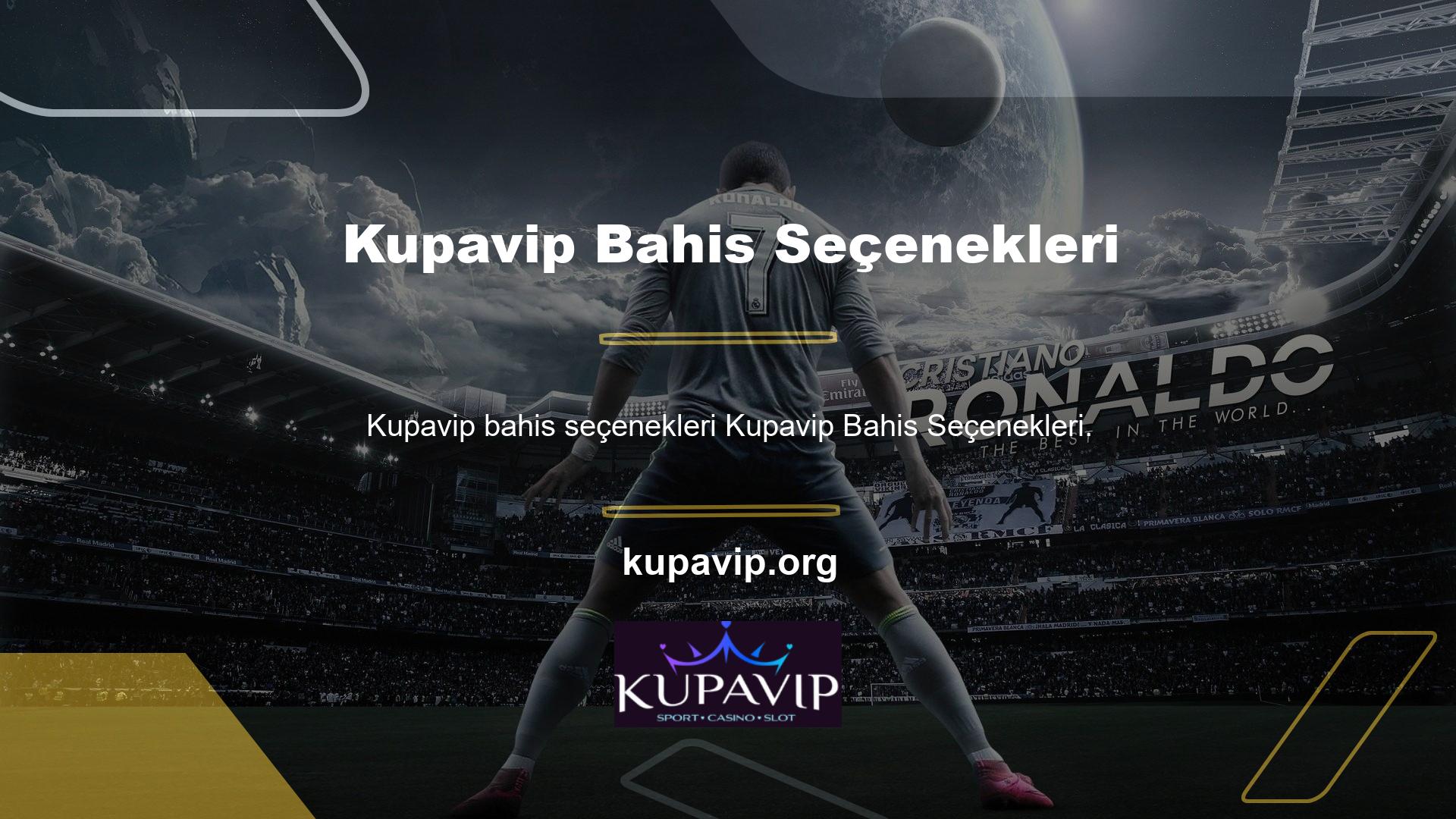 Kupavip kendini geliştirmeyi her zaman geliştirmeyi seven yenilikçi bir bahis sitesidir