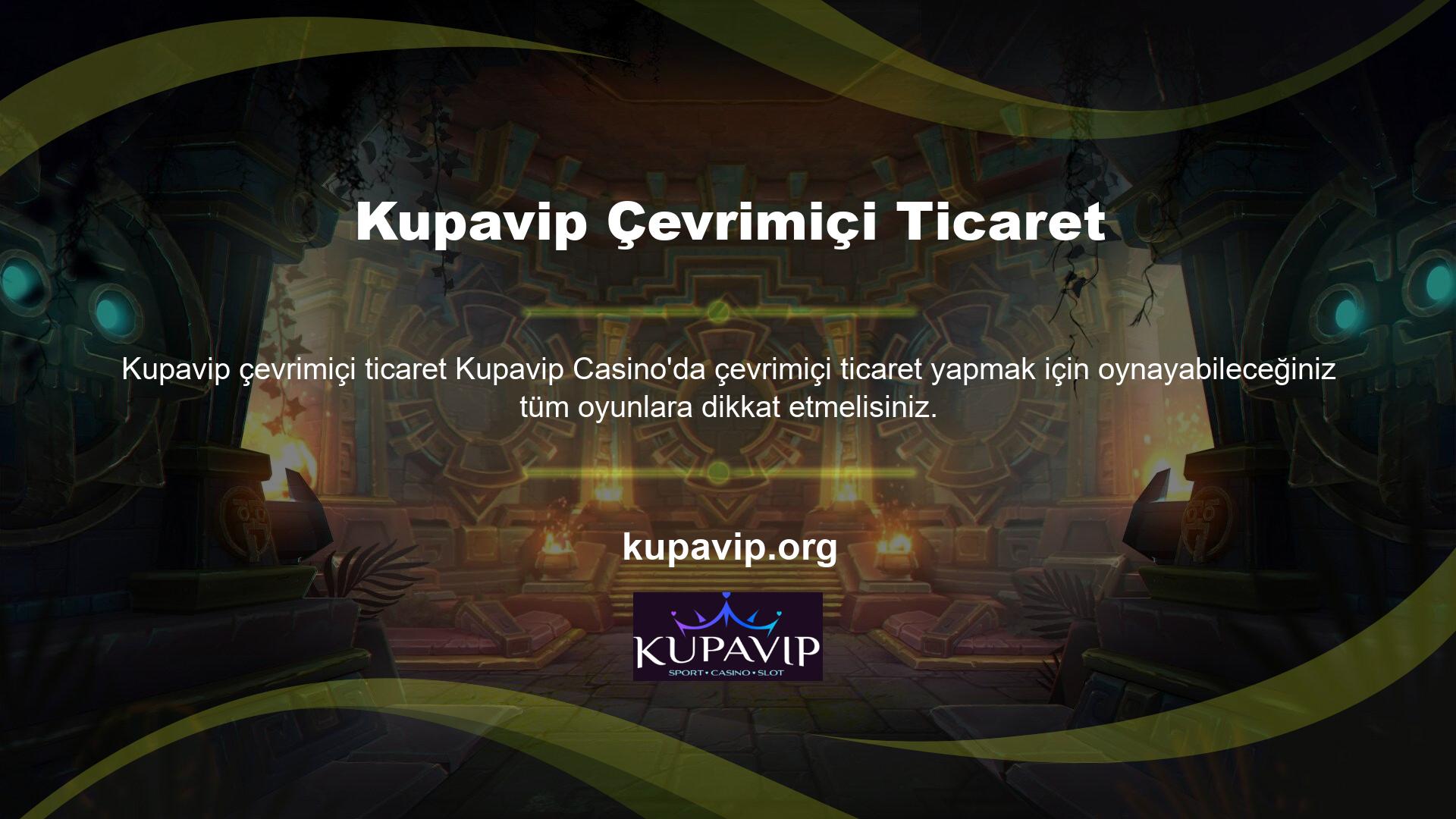 Kupavip web sitesi diğer web sitelerinden çok farklı çünkü çok güzel görünüyor