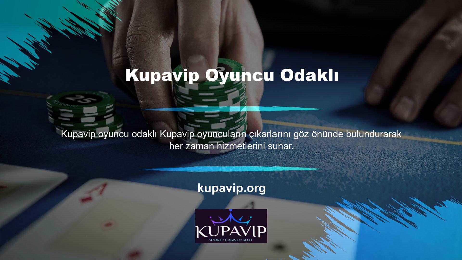 Kupavip Bahis Sitesi Hesap Koruması